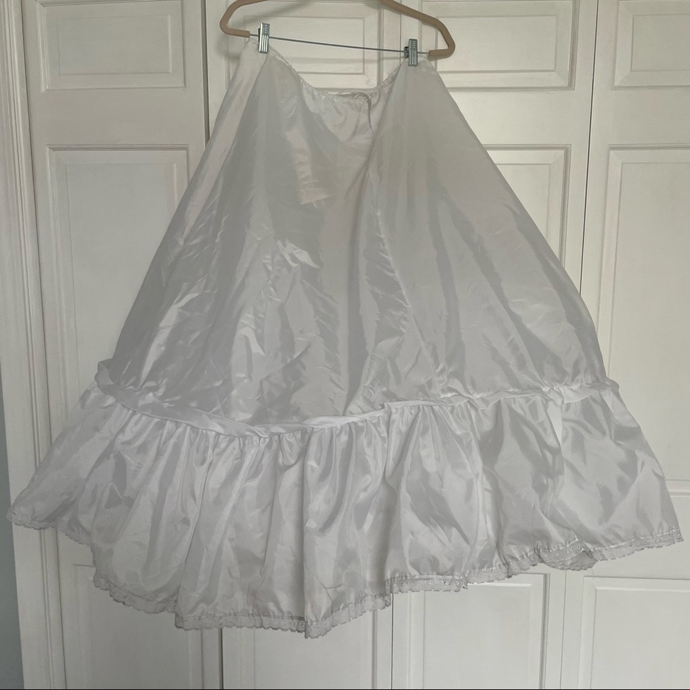 Bridal Hoop Skirt tie waist for under the dress